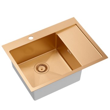 QUADRON Jekleno pomivalno korito RUSSEL 116 Copper