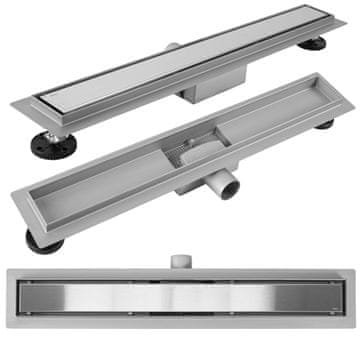 Linijski odtok REA Neox BRUSH NICKEL 50