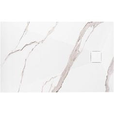 Tuš pladenj Magnum CARRARA WHITE 80x100