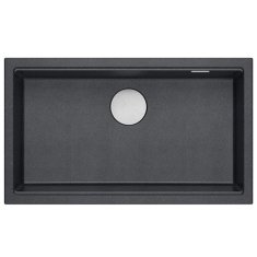 QUADRON granitni umivalnik Logan 110 Black Metallic