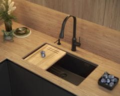 QUADRON granitni umivalnik Logan 110 Black