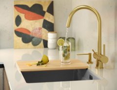 QUADRON granitni umivalnik Logan 100 Black