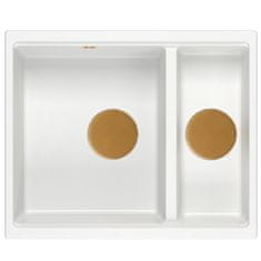 QUADRON granitni umivalnik Logan 150 White