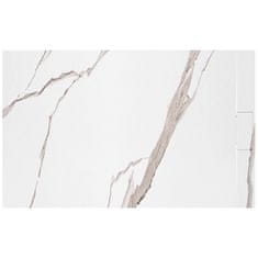 Tuš pladenj Bazalt CARRARA WHITE 90x120