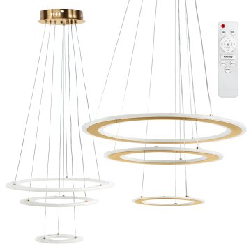 Toolight Viseča svetilka LED G041-3CP BRUSH GOLD