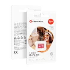 FORCELL 16 GB U3 razred 10 Forcell F-Data rdeča kartica microSD