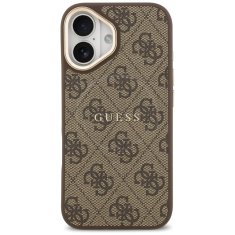 Guess GUESS ovitek za IPHONE 17, združljiv z MagSafe GUHMP17SP4MSEGCW (PU 4G W/ Classic) rjava