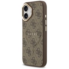 Guess GUESS ovitek za IPHONE 17, združljiv z MagSafe GUHMP17SP4MSEGCW (PU 4G W/ Classic) rjava