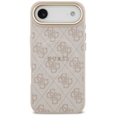 Guess GUESS ovitek za iPhone 17 Air, združljiv z MagSafe GUHMP17MP4MSEGCP (PU 4G W/ Classic) roza