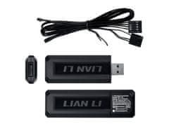 Lian Li Ventilator za ohišje UNI FAN SL-INF Wireless 120 Reverse Blade ARGB PWM 120mm, 3 Pack+kontroler, črn