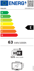 Philips LED televizor, 139 cm (55), 4K, Ambilight (55PUS8010/12)
