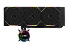Lian Li Komplet za tekočinsko hlajenje AIO Liquid Cooler HydroShift II LCD-C 360TL, črn