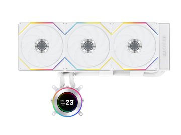 Lian Li Komplet za tekočinsko hlajenje AIO Liquid Cooler HydroShift II LCD-C 360TL, bel