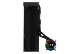 Lian Li Komplet za tekočinsko hlajenje AIO Liquid Cooler HydroShift II LCD-C 360 Fanless, črn
