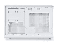 Lian Li Računalniško ohišje DAN Cases A3 Wood, kaljeno steklo, Micro-ATX, belo