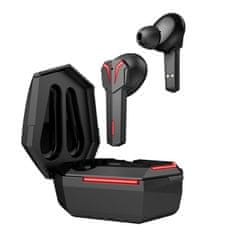 ART ART brezžične Bluetooth igralne slušalke TWS + dokovalna postaja s priključkom Type-C AP-TW-G10 črne barve