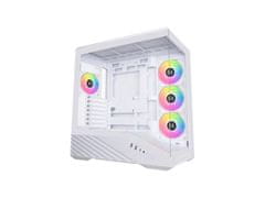 Lian Li Računalniško ohišje Vector V100, ATX, Midi-Tower, kaljeno steklo, belo