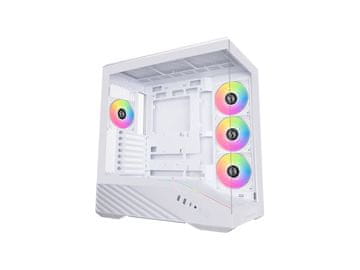 Lian Li Računalniško ohišje Vector V100, ATX, Midi-Tower, kaljeno steklo, belo