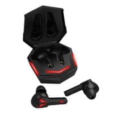 ART ART brezžične Bluetooth igralne slušalke TWS + dokovalna postaja s priključkom Type-C AP-TW-G10 črne barve