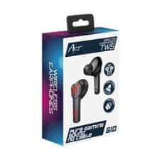 ART ART brezžične Bluetooth igralne slušalke TWS + dokovalna postaja s priključkom Type-C AP-TW-G10 črne barve