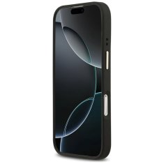 Guess GUESS ovitek za iPhone 17, združljiv z MagSafe GUHMP17SP4MSEGCK (PU 4G W/ Classic) črn