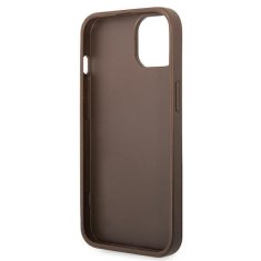 Guess GUESS ovitek za IPHONE 13 / 14 / 15 GUHCP14S4GMGBR (4G Big Metal Logo) rjava