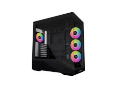 Lian Li Računalniško ohišje Vector V100, ATX, Midi-Tower, kaljeno steklo, črno