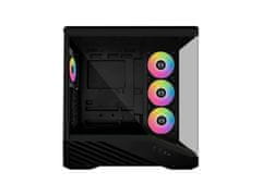 Lian Li Računalniško ohišje Vector V100, ATX, Midi-Tower, kaljeno steklo, črno