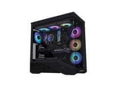 Lian Li Računalniško ohišje Vector V100, ATX, Midi-Tower, kaljeno steklo, črno