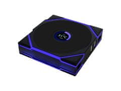 Lian Li Ventilator za ohišje UNI FAN TL Wireless LCD 120 Reverse Blade ARGB PWM 120mm, 3 Pack + Kontroler, črn