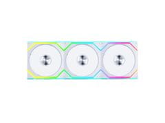 Lian Li Ventilator za ohišje UNI FAN SL Wireless 120 Reverse Blade ARGB PWM 120mm, 3 Pack + Kontroler, bel