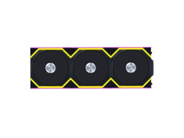 Lian Li Ventilator za ohišje UNI FAN SL Wireless 120 Reverse Blade ARGB PWM 120mm, 3 Pack + Kontroler, črn