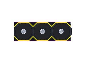 Lian Li Ventilator za ohišje UNI FAN SL Wireless 120 ARGB PWM 120mm, 3 Pack + kontroller, črn