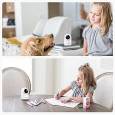 Reolink E321 IP kamera, 3MP Super HD, 50° nagibanje, samodejno sledenje, bela