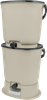 Skaza BOEssential kuhinjski kompostnik, SET+base, 15,3 l, kremno bela (102198)