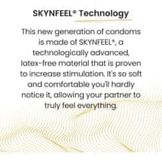 SKYN Kondomi XL Brez Lateksa (Feel Everything) - 3 kos