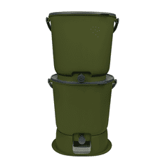 Skaza BOEssential kuhinjski kompostnik, SET+base, 15,3 l, olivni (102199)