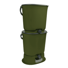 Skaza BOEssential kuhinjski kompostnik, SET+base, 15,3 l, olivni (102199)
