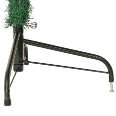 Vidaxl Umetna predhodno osvetljena božična jelka Zelena 240 cm PVC