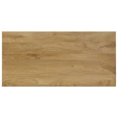 Vidaxl Jedilna miza 115x55x76 cm trden mangov les in jeklo