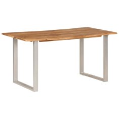 Vidaxl Jedilna miza 154x80x76 cm trden akacijev les