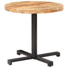Vidaxl Bistro miza okrogla Ø 80x75 cm robusten mangov les