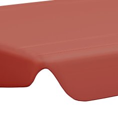 Vidaxl Streha za vrtno gugalnico terakota 150/130x105/70 cm