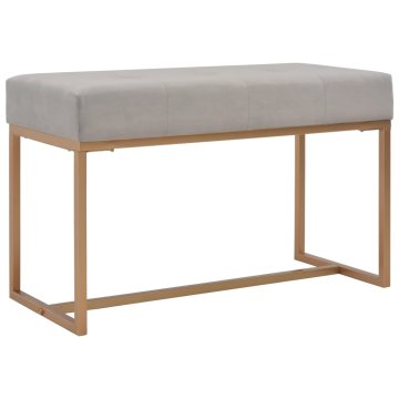 Vidaxl Klop 80 cm siv žamet