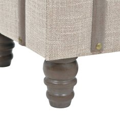 Vidaxl Klop za shranjevanje 3 kosi trden les in jeklo 112x37x45 cm