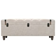 Vidaxl Klop za shranjevanje 3 kosi trden les in jeklo 112x37x45 cm