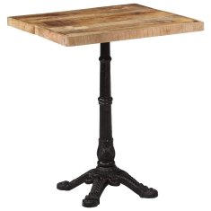 Vidaxl Bistro miza 60x60x77 cm robusten mangov les