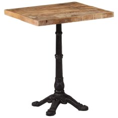 Vidaxl Bistro miza 60x60x77 cm robusten mangov les