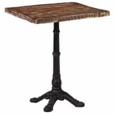 Vidaxl Bistro miza 60x60x76 cm trden predelan les