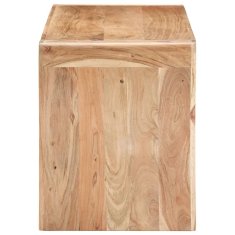Vidaxl Klop 110x38x46 cm trden akacijev les